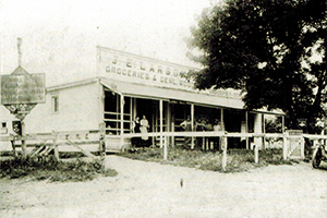 J.E. Larson’s General Store in Buxton’s East Swede Town