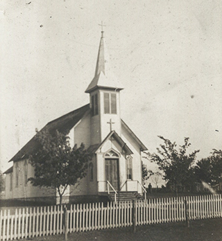 Early 1900 Photo of the Ebenezer Lutheran Church